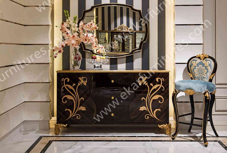 Alibaba wholesale modern dining room black sideboard TH023