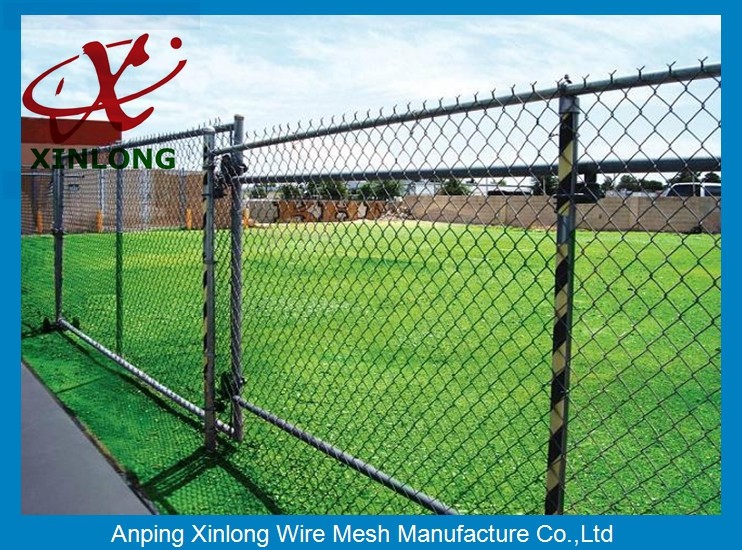 Durable Chain Link Mesh Fence For Basketball Ground Or Courtyard