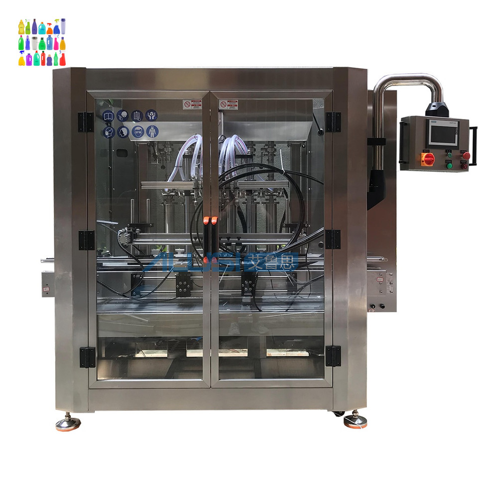 Pneumatic Automatic Filling Machine For Hand Sanitizer Gel Shampoo Cosmetic Products