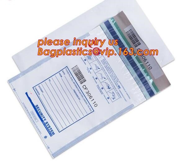 Steb Plastic Money Pe Bank Deposit Coin Security Pouch Bags With Seal For Cash Banking, Safety Cash Deposit Package Plas