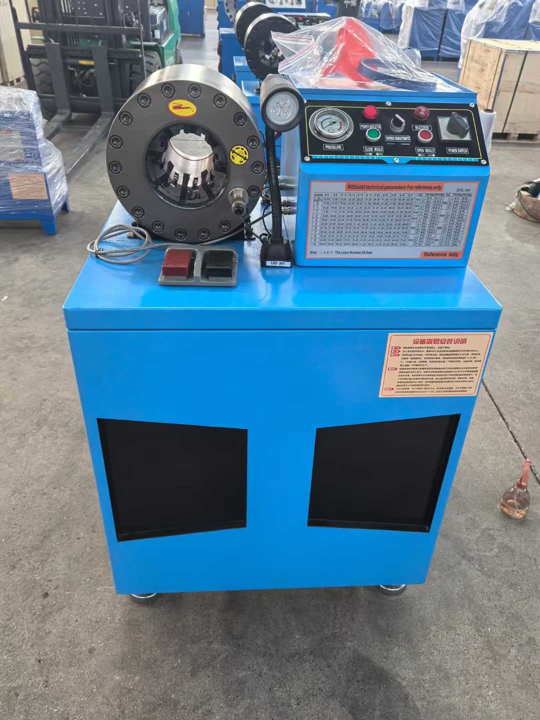 High Efficiency 500 Pieces Per Hour For Big Capacity Portable Hose Crimping Machine Hydraulic Hose Crimper