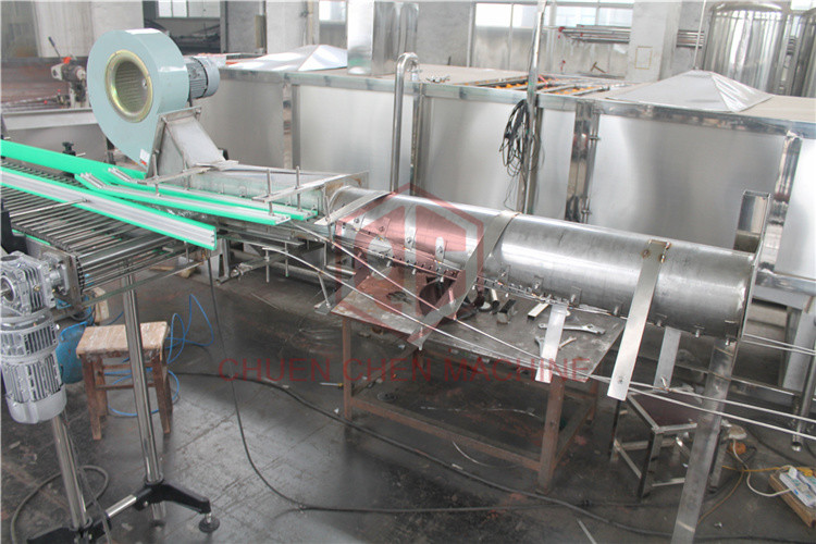 Semi - Automatic Plastic Bottle Unscrambler For Pet Bottle Filling And Capping Machine