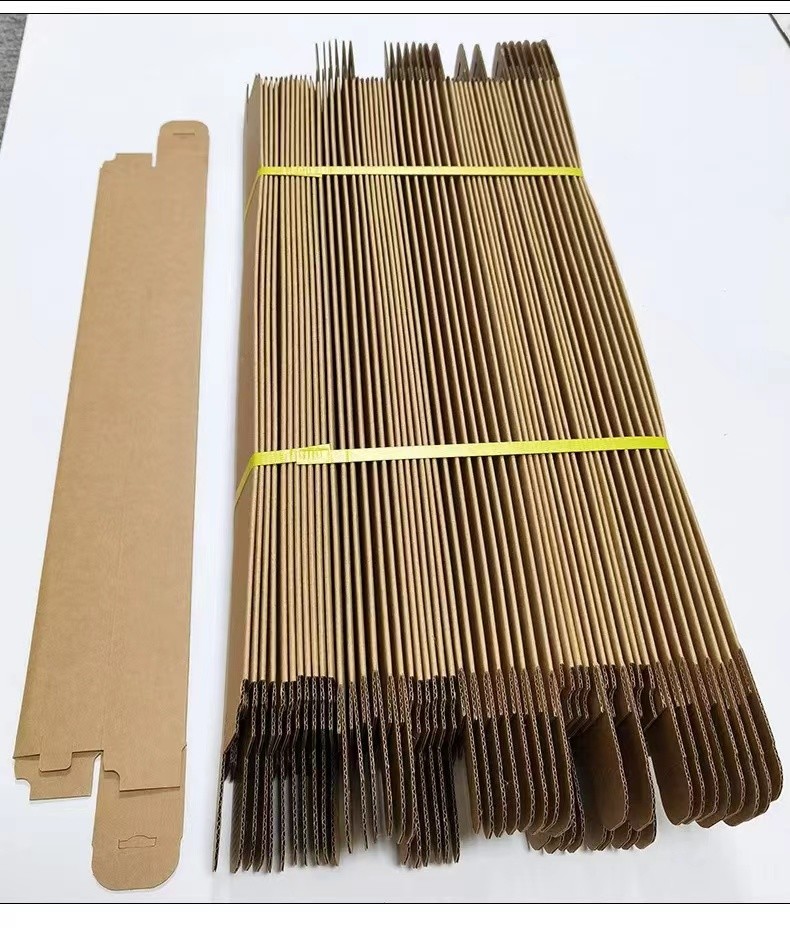 Cuboid Kraft Paper Corrugated Boxes Furniture Shipping Box 9cmx9cmx27cm