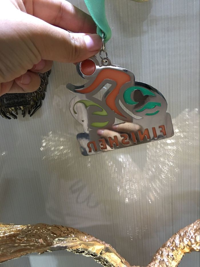 Translucence Color Custom Finisher Medals With Lanydard Environmental Friendly