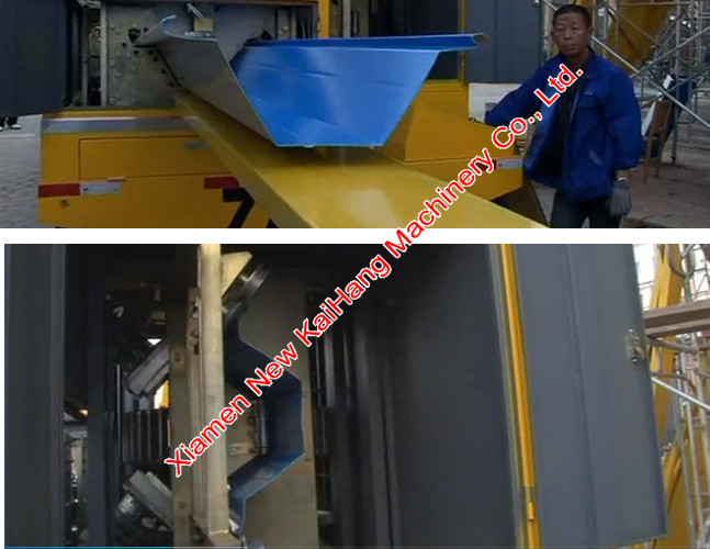 V610 Big Span Roof Panel Roll Forming Machine With Bending / Curving Machine