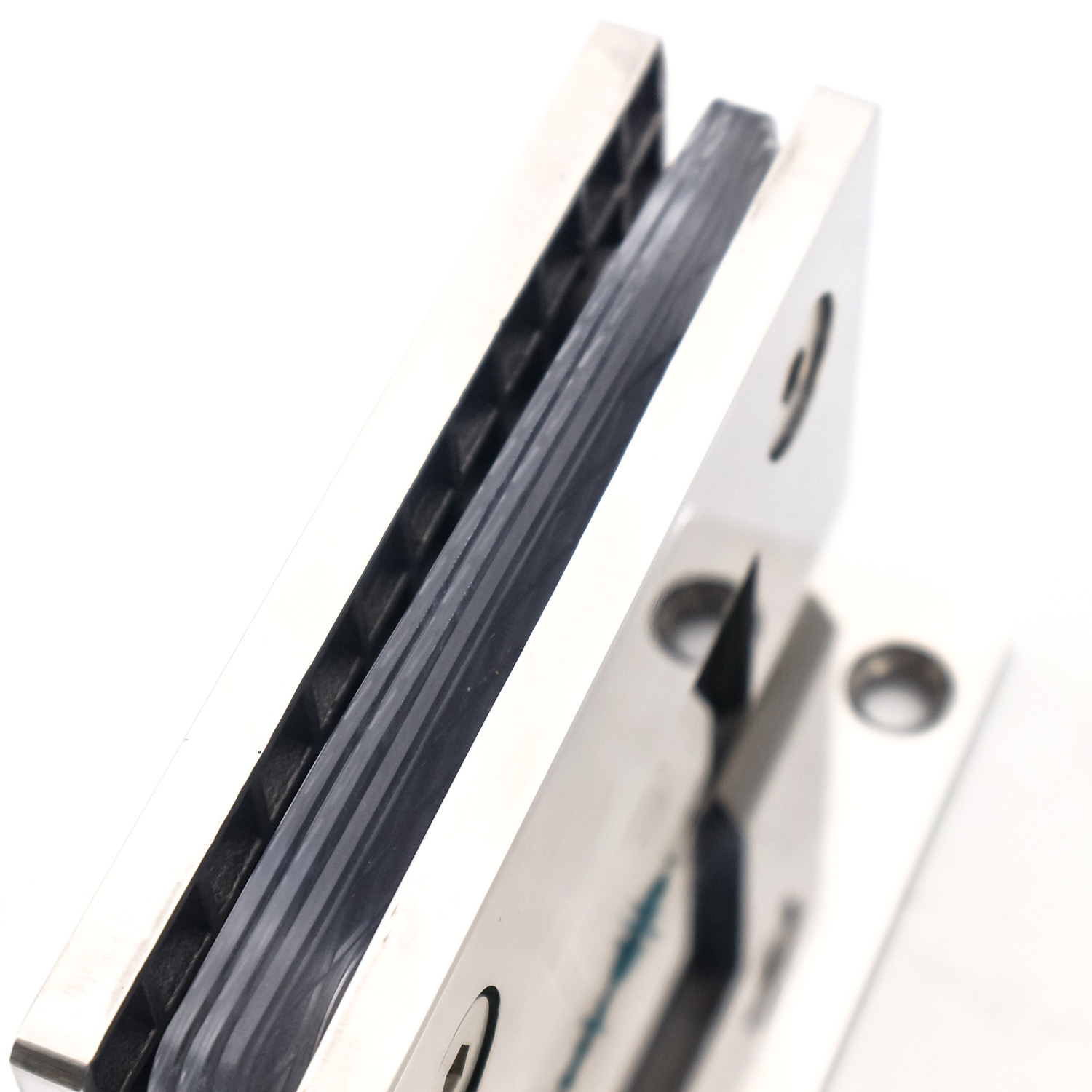 Hydraulic Glass Hinge for Hotel Shower Door Wall Mount 600-800mm Width Stainless Steel