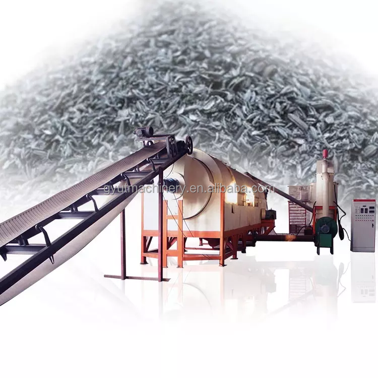 Smokeless Advantage 2023 Jute Sticks Charcoal Carbonization Furnace Weight 13000 KG