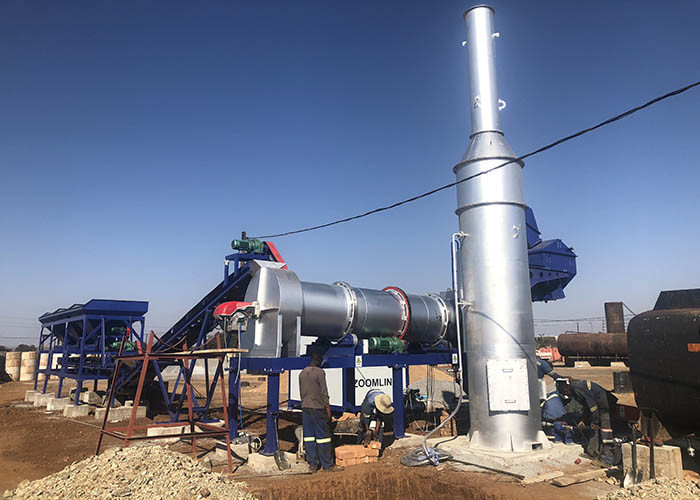 Professional Continuous Asphalt Mixing Plant 20tph Road Construction Machines