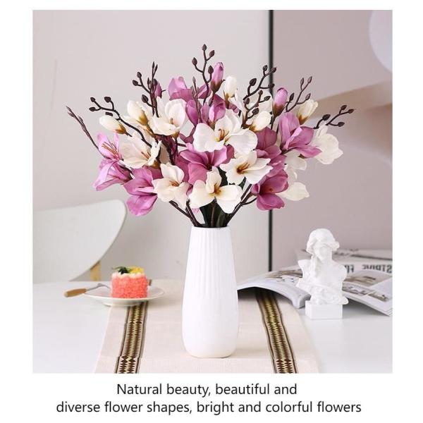 Silk Artificial Flower Business Magnolia Flowers Bulk Customized
