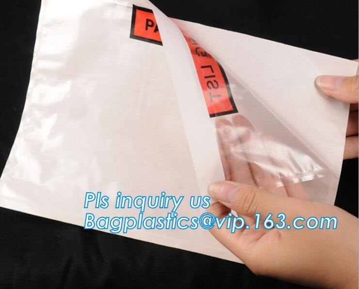 TNT DHL shipping packing list document envelopes, packing list padded envelope, tamper proof express use plastic packing