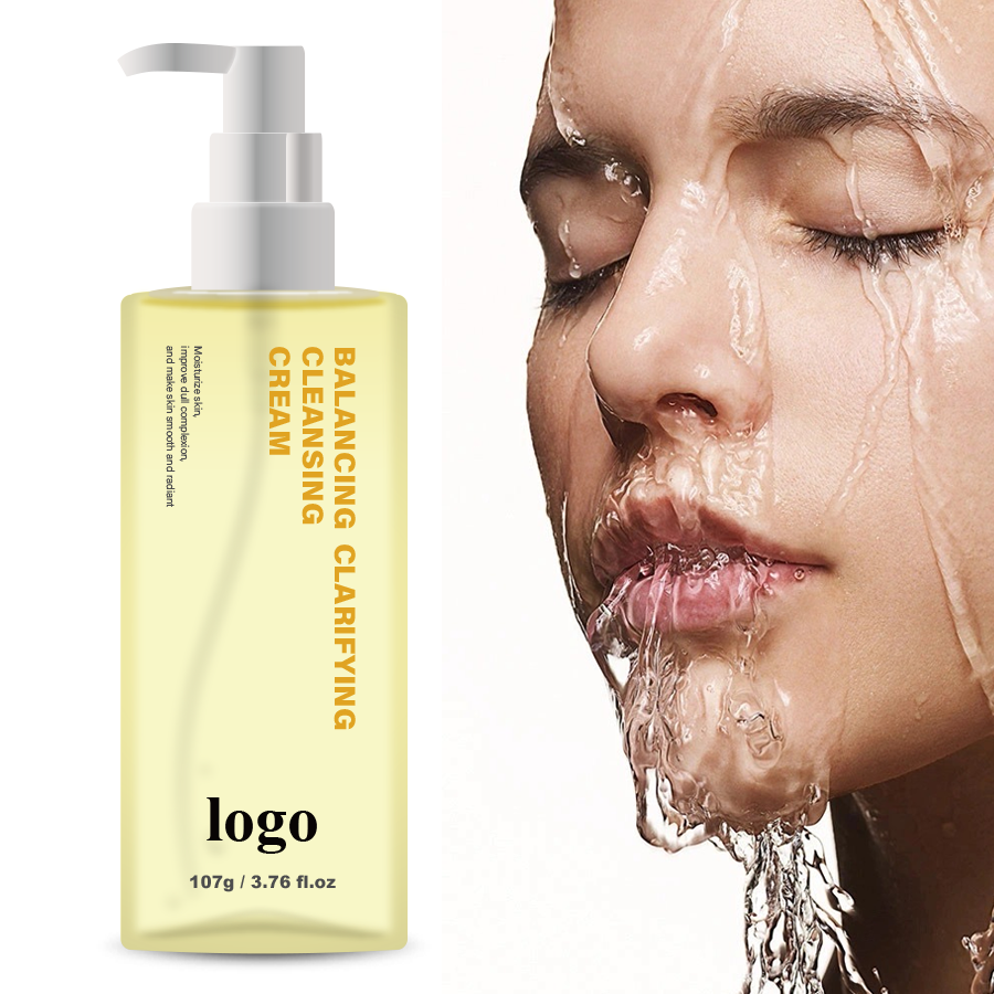 Organic Herbal Facial Cleanser Deep Face Cleansing Oil Control Blackhead Removal Daily Use Oily Dry Skin Men Women