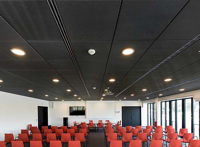 Expanded Metal Ceiling Fireproof Heat Insulation Noise Absorption For Building Interior Top Decoration