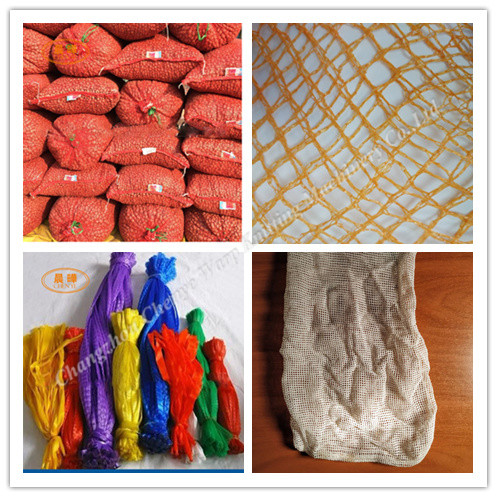 Single Needle Bar Raschel Net Machine , Cotton Net Mesh Bag Knitting Machine