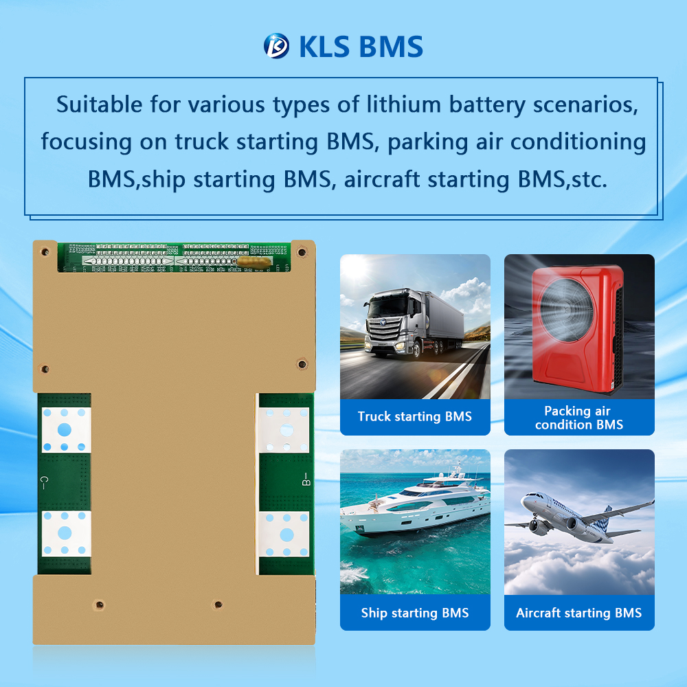 7s-16s Energy Storage BMS With 1200A Peak Current For Electric Motor RV / Forklift