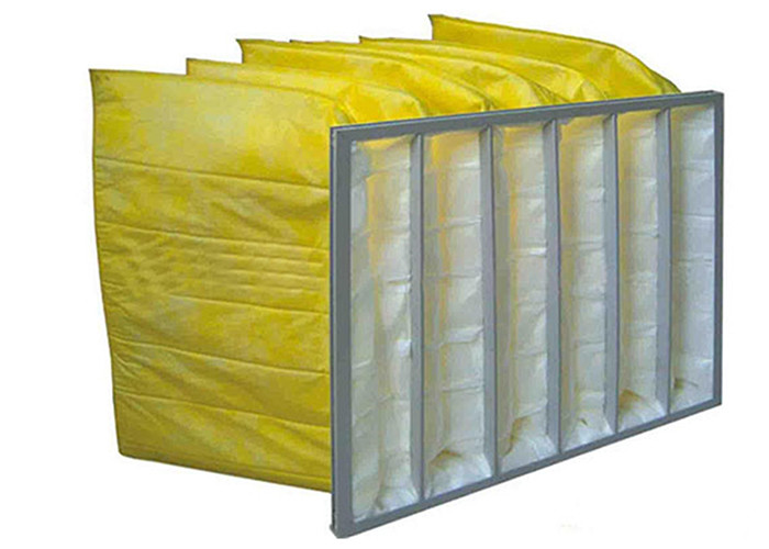 Non Woven Fabric Bag Filters Hvac Ventilation System Supply G4 - F9 610mm