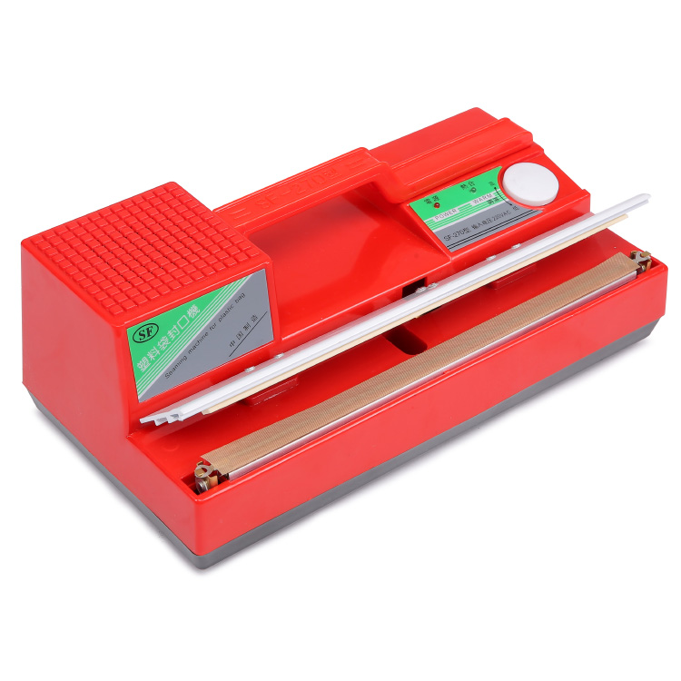 DUOQI SF-270 Red Color Manual Plastic Hand Press Handy Sealer for Versatile Packaging