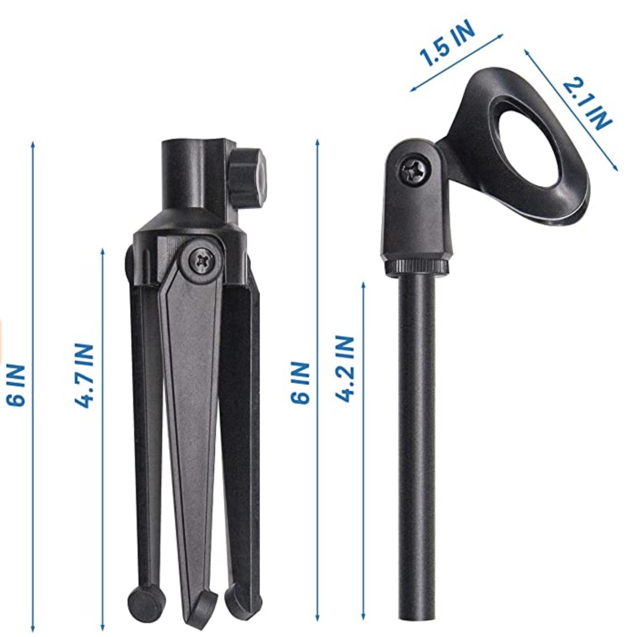 ABS Desktop 6 Inch Microphone Stand For Condenser Mic