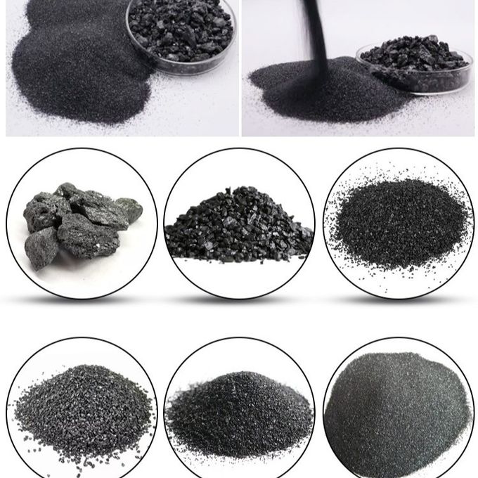 Customizable Size Black Silicon Carbide High Oxidation For Refractory Materials 1