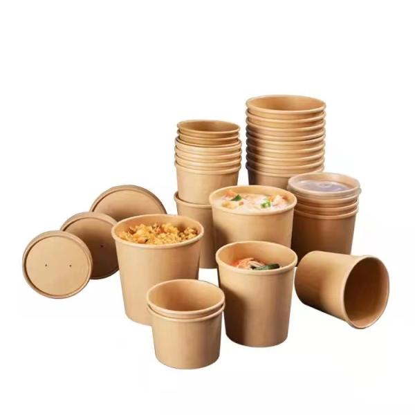 32 Oz Disposable Soup Bowls With Lids Waterproof ISO9001 Certified