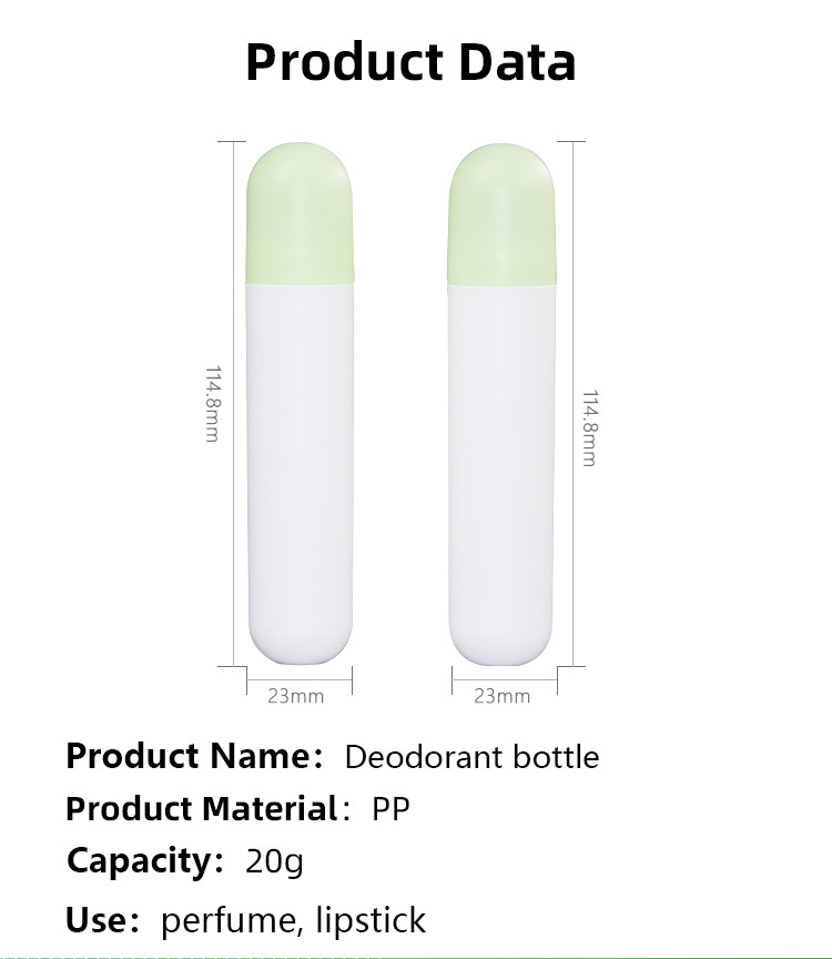 18ml PP Roll On Deodorant Packaging Container Baby Care Anti Mosquito Repellent Bottle