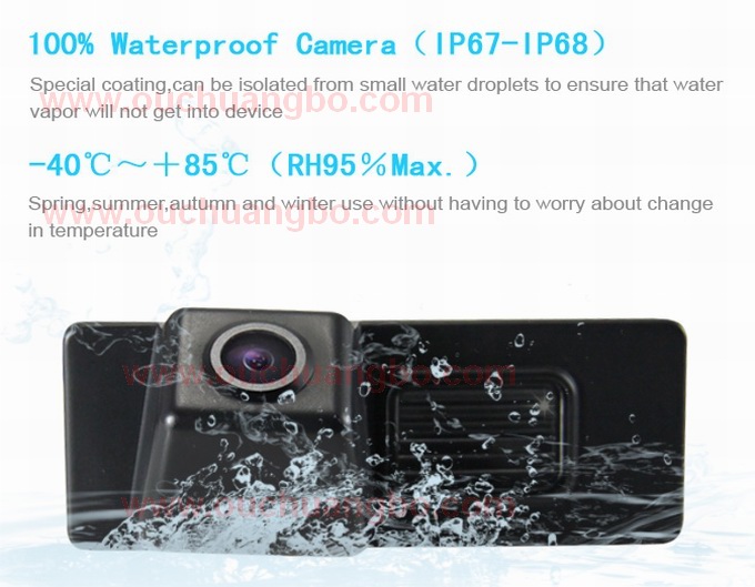 Ouchuangbo Color CCD HD car trunk handle reverse rear waterproof camera for Buick Lacrosse OCB-T6921