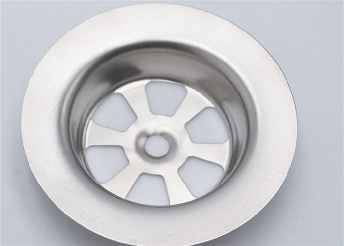Custom Kitchen Sink Strainer Parts Round Stainless Steel HW - 12 Anti - Rust