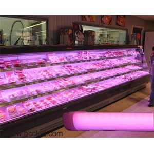 China SMD2835 led T8 tube light Pink color for fresh meat display on sale