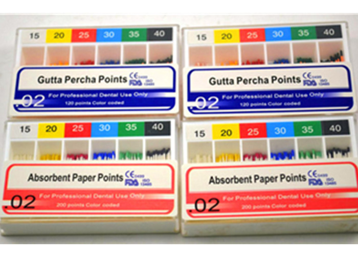 Tooth Colorful Dental Materials Endodontic Paper Points For Root Canal Cleaning