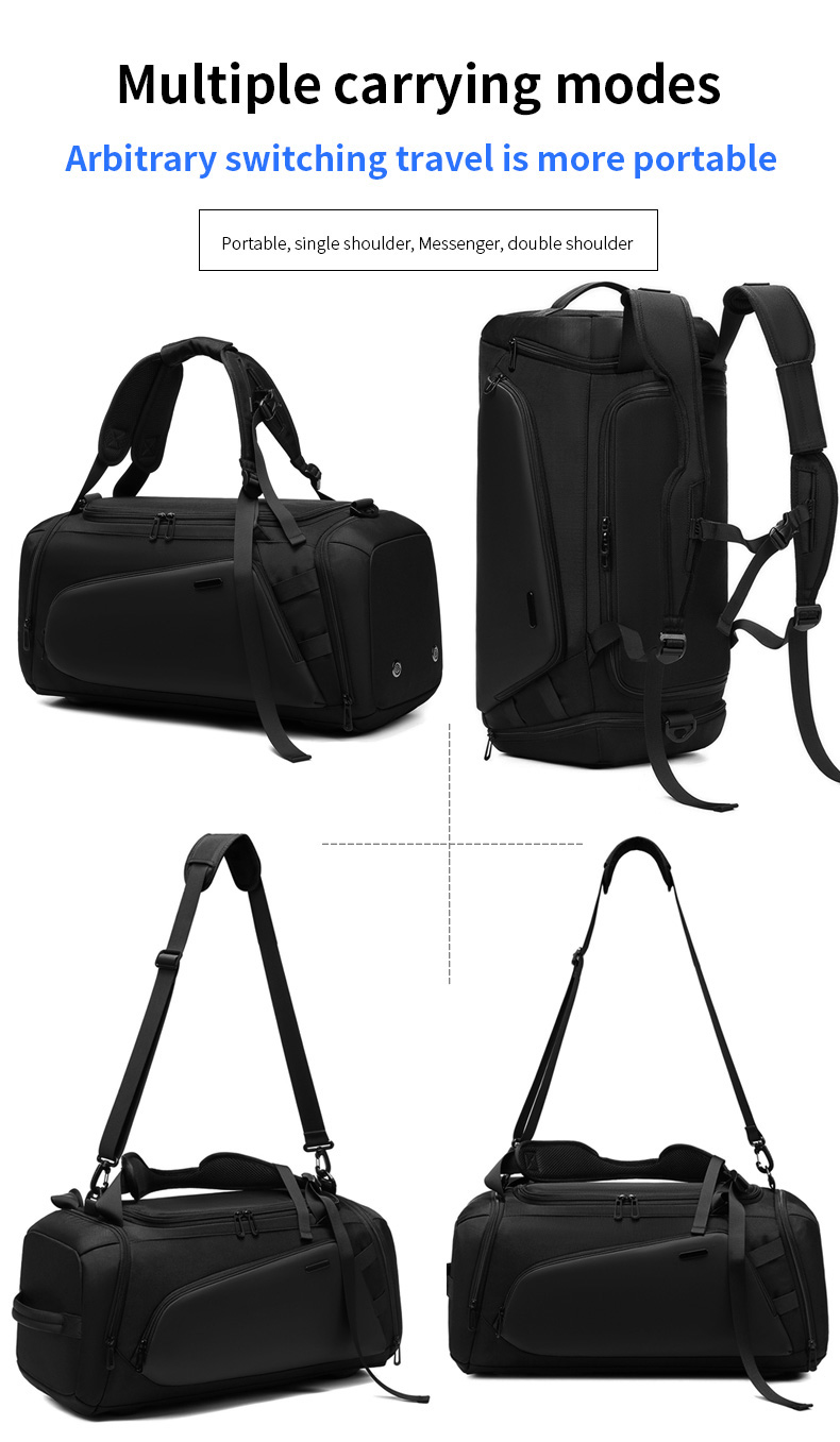 Customization Travel Duffle Bag Multi Function Rich Compartment