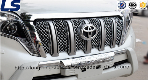Car Stainess Still Mesh Grille Insect Nets for Toyota Prado Fj150 2014