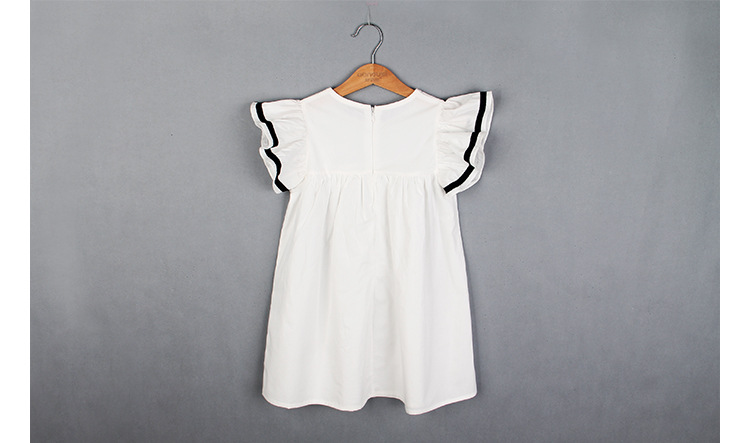 Summer Children'S Clothing Girls Princess Dress Children'S White Beach Dress