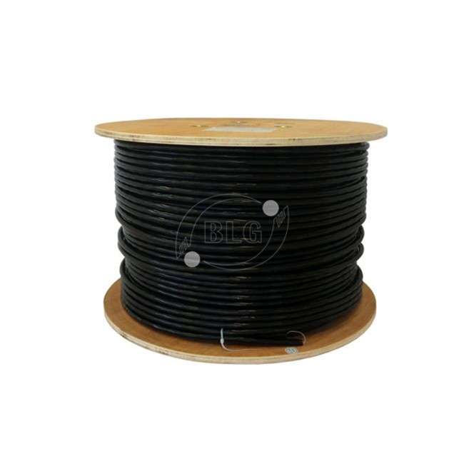 Waterproof Shielded Cat6a Lan Cable For Outdoor Ethernet 4 Pairs OFC 24 AWG