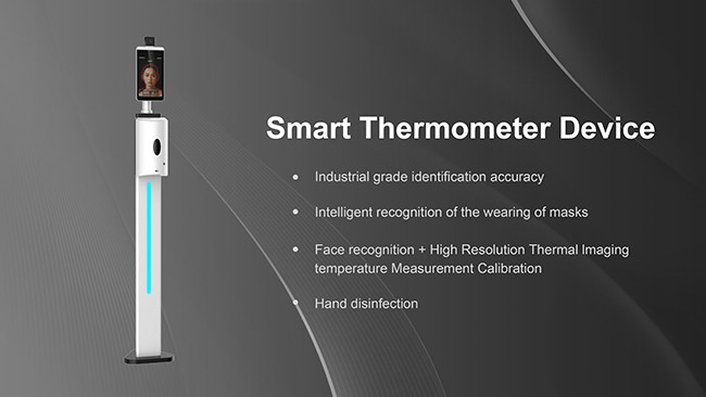 Touchless AC110V Forehead Infrared Thermometer With LCD Display