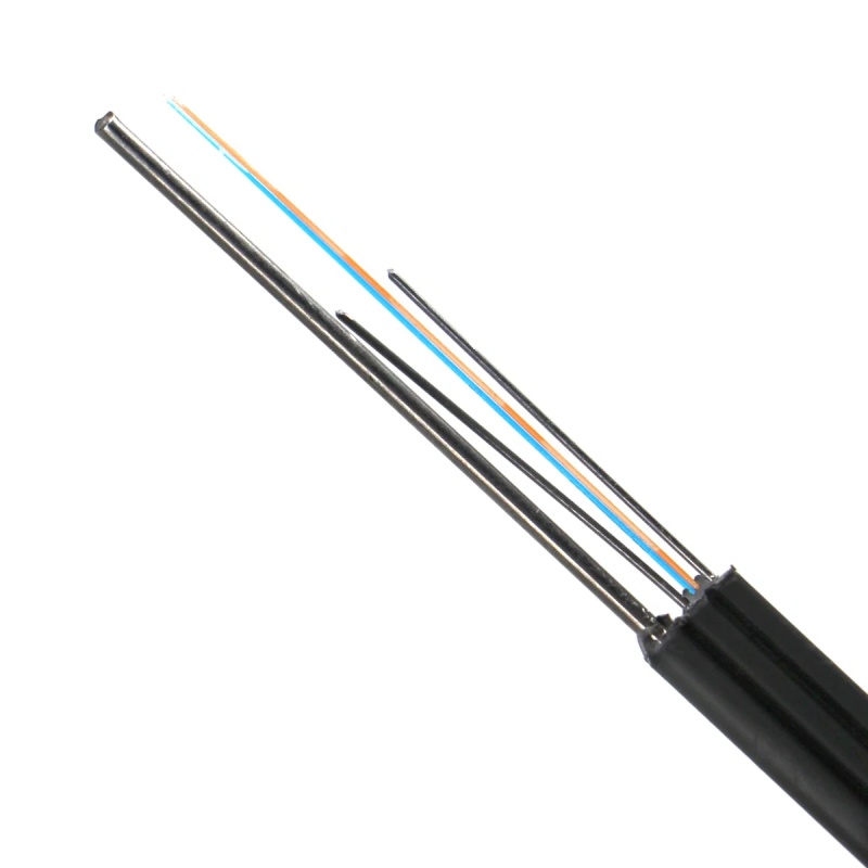 FTTH 1xG.657A1 GJYXCH Outdoor Fiber Optic Cable Flat 1-12 Core for Optical Equipment
