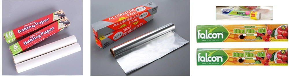 Cling Box Sealing Machine Automatic Aluminum Foil Roll Plastic Box Packing Machine
