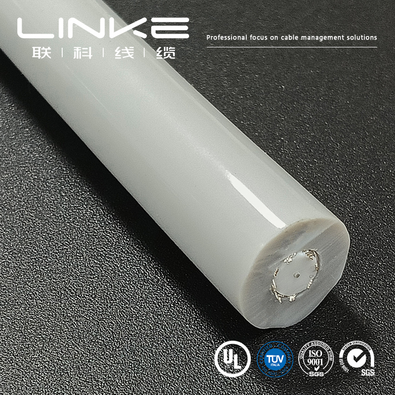 5000V High-Voltage Silver-Coated Copper Fiber Glass Cord Medical Cable