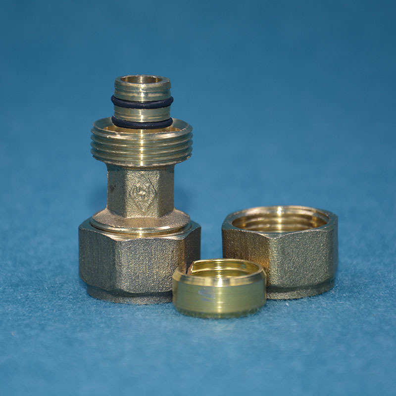 Customized Female/Male Copper Alloy Union for NXF C11000/C12200/C22000/C26000 ANSI JIS DIN ASME Non-Standard Pipe Fittings