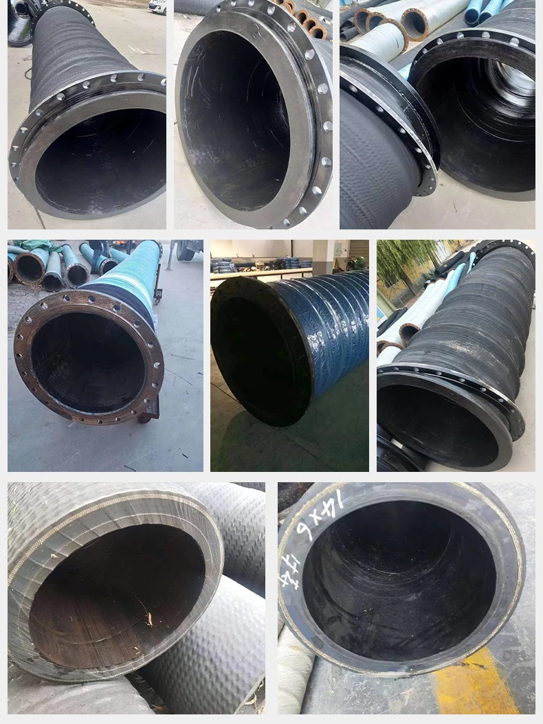 Double Sided Slurry Suction Hose Heavy Duty Pipe Fittings Flex Umbilical