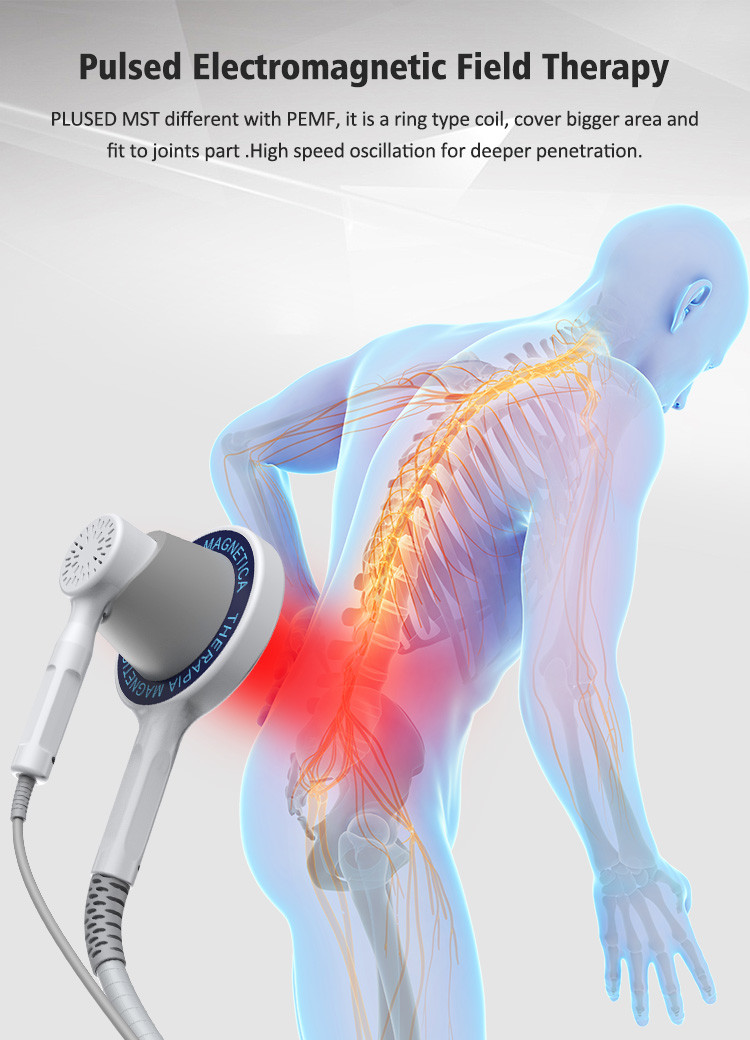 PEMF Pulsed Electromagnetic Field Therapy Machine For Chronic Pain Relief
