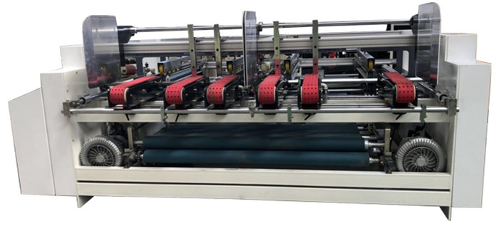 Double Piece Automatic Pasting Machine For Corrugated Boxes 1200mm Paper