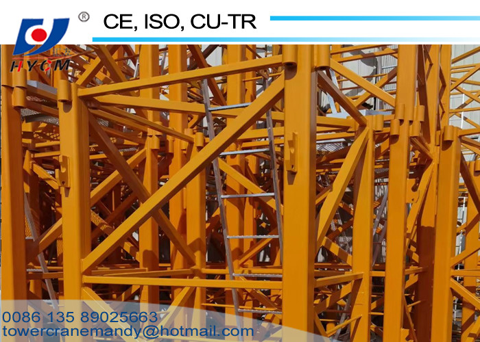 Self Erecting Topkit Tower Crane TC5610 Construction Building Equipment with 56m Boom Length and Cabin