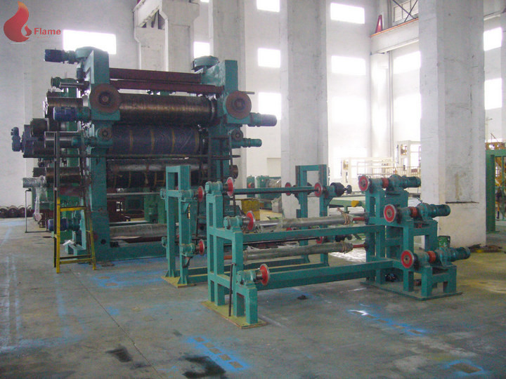 Alloy Chilled Cast Iron 4 Rollers Rubber Calender Machine 3-30m / min 0.3 – 6 mm