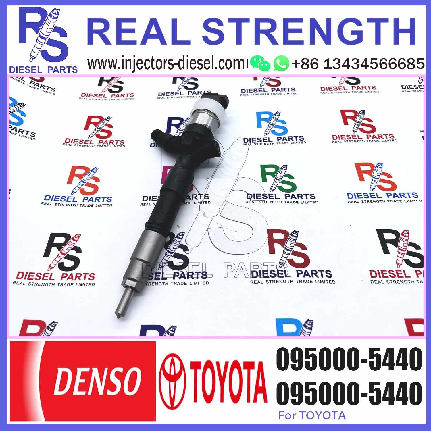 diesel engine injector 095000-5440 for toyota diesel fuel injector injection engine parts 23670-0L020