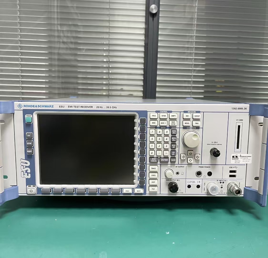 Reliable EMC instruments Rohde and Schwarz ESU26 20 Hz-26.5 GHz EMI Test Receiver EMC Analyzers Tested and Calibrated in working conditions