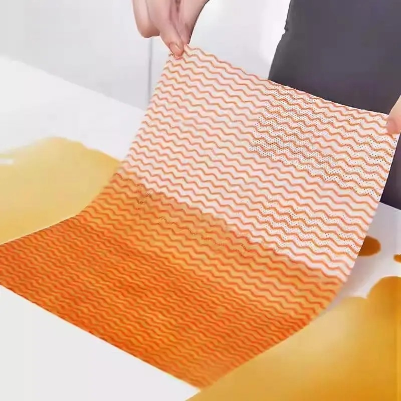 Waterproof Kitchen Cloth Wipes Durable , Food Grade Disposable Dish Towels