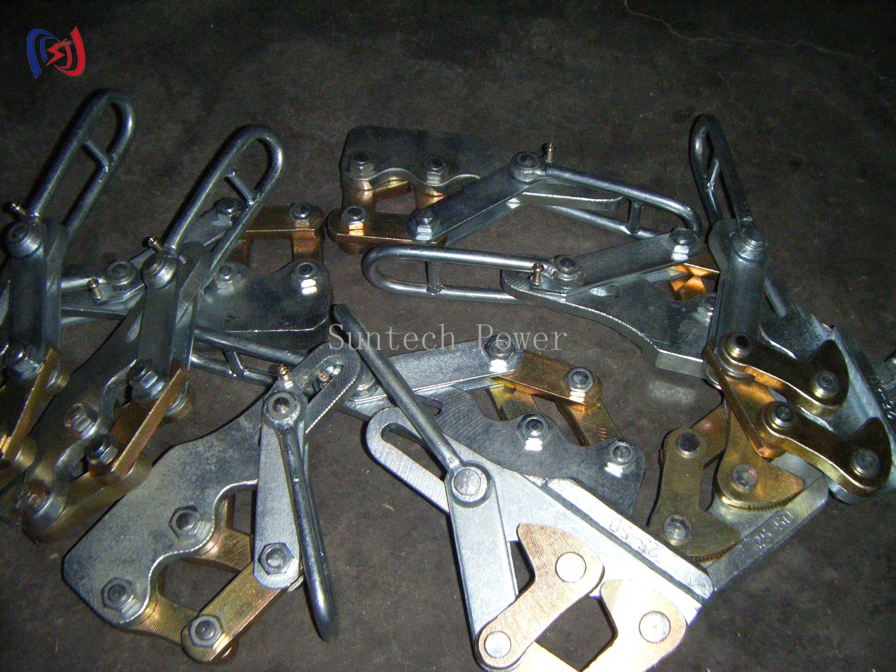 Dual Cam Cable Wire Clips Earth Wire Gripper Clamps 2.6KG - 4.1KG For Tightening