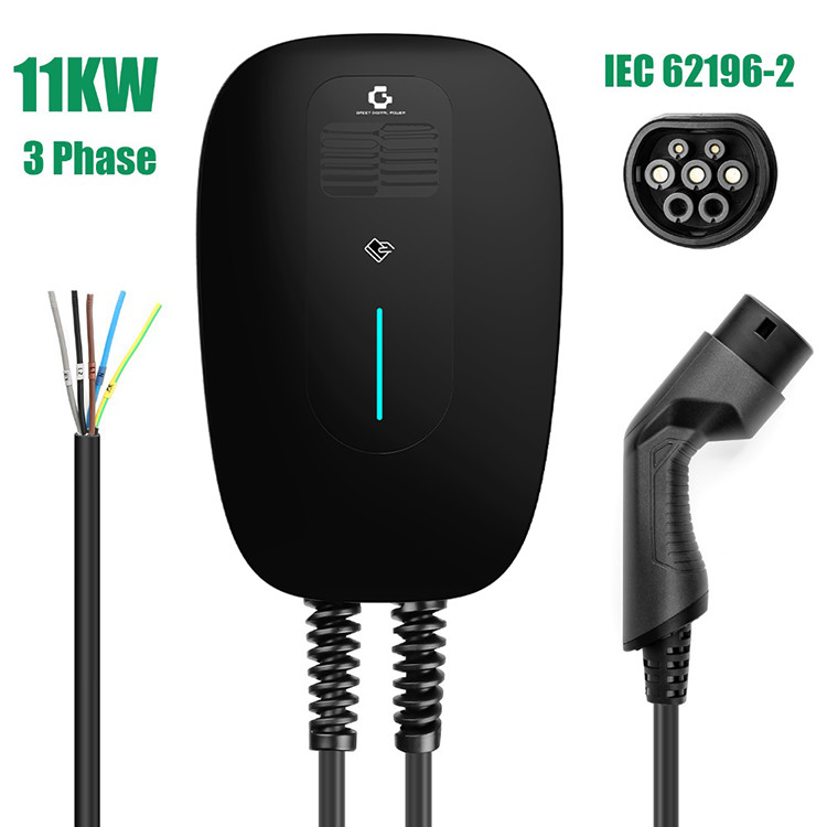 7KW 11KW 22KW Home EV Charging Station Wall Car Charging Points