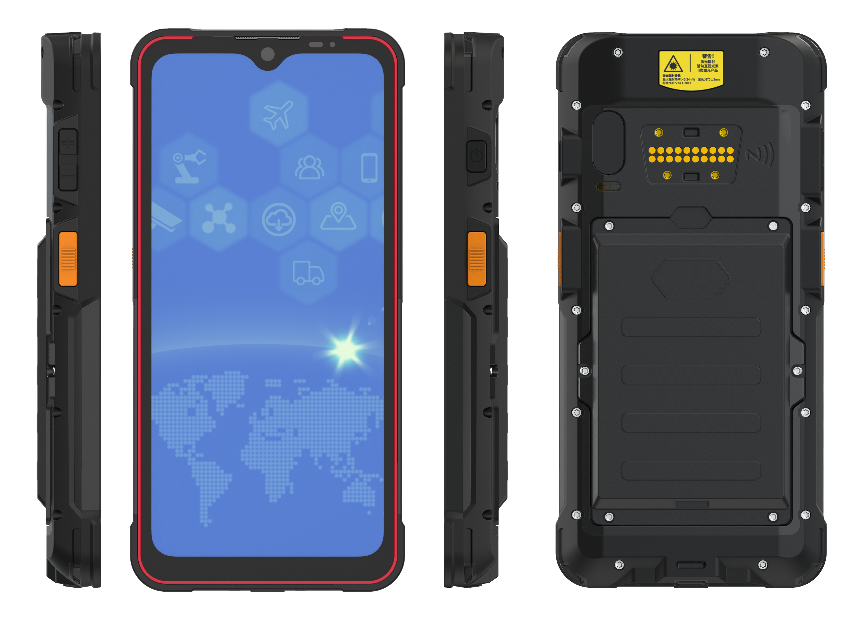 Handheld Android Barcode Scanners 5G Camera Support Octa Core 2.0Ghz CPU 0