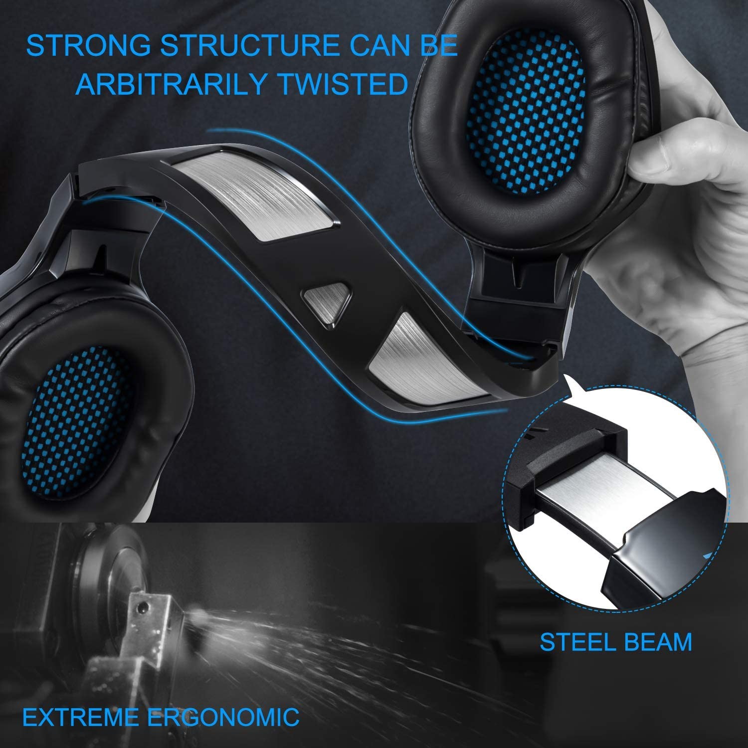 PS4 117dB DC5V Hunterspider V6 3.5 mm Gaming Headset