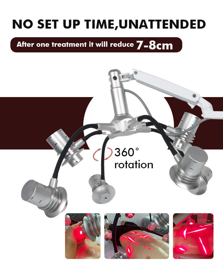 800W-3500W Fat Melting Device 6D laser Muscle Building Machine